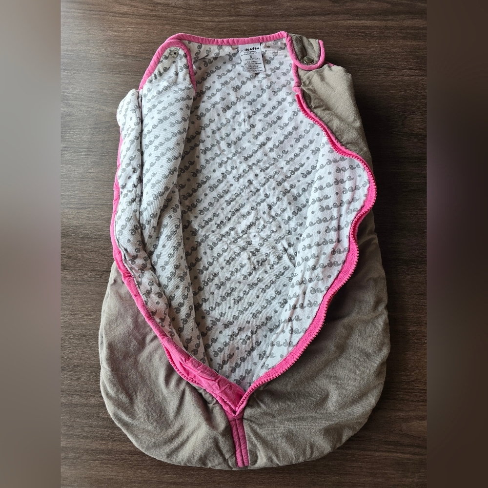 Baby deedee Sleep Sack Size S with Pink Trim Clean And Cozy